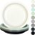 Youngever 7.5 Inch Plastic Plates, Small Kid Size, Kids Plates, Toddler Plates, Snack Plates, Set of 9 (Urban Colors)